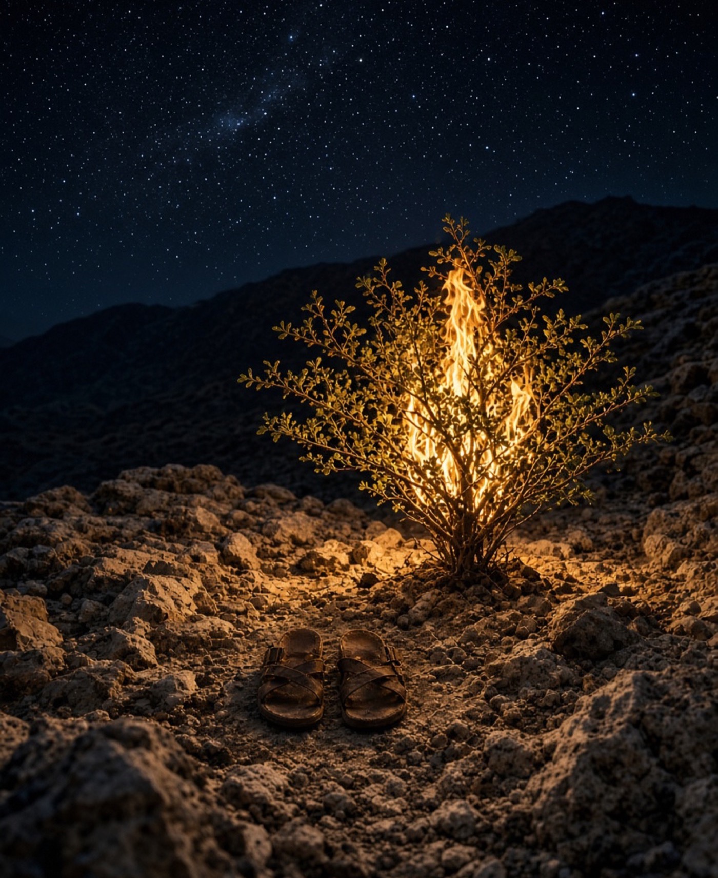 The Burning Bush · Exod 3:2-5, Mark 12:26-27