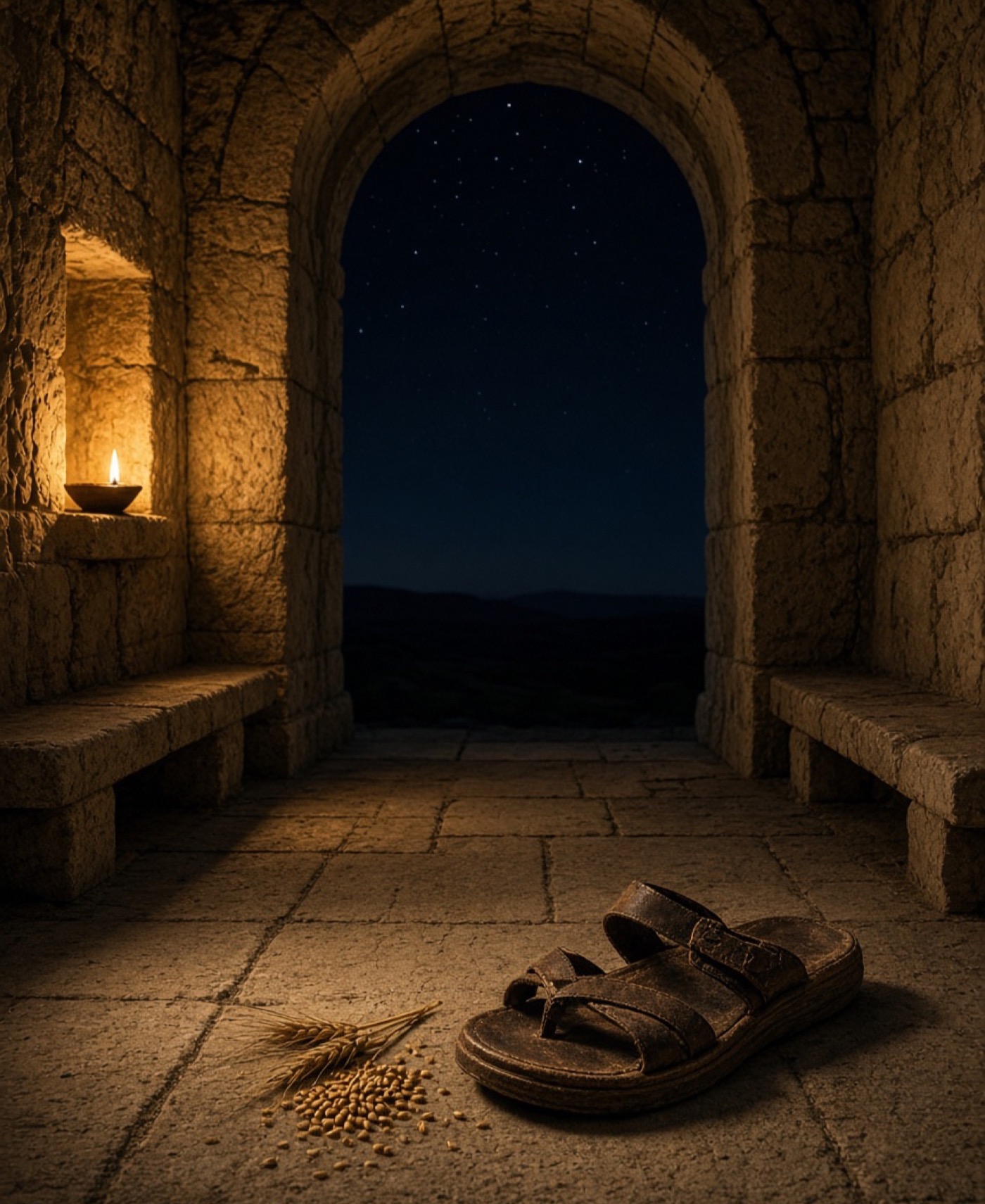 The Kinsman's Shoe · Ruth 4:7-8, Lev 25:25