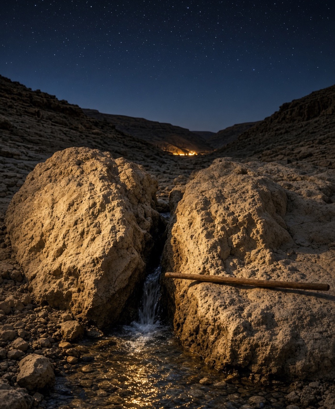 The Rock at Horeb · Exod 17:6, Num 20:11, 1 Cor 10:4