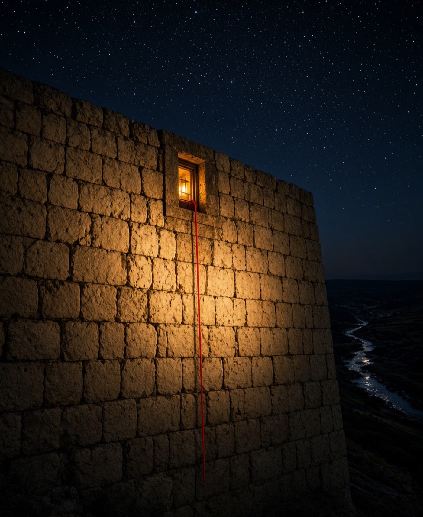 Rahab's Scarlet Cord · Josh 2:18, 21, 6:23