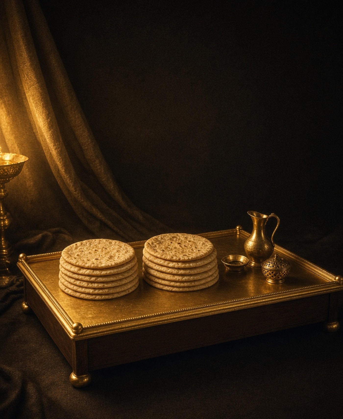 The Table of Shewbread · Exod 25:30, Lev 24:5-8, 1 Sam 21:6, Matt 12:3-4