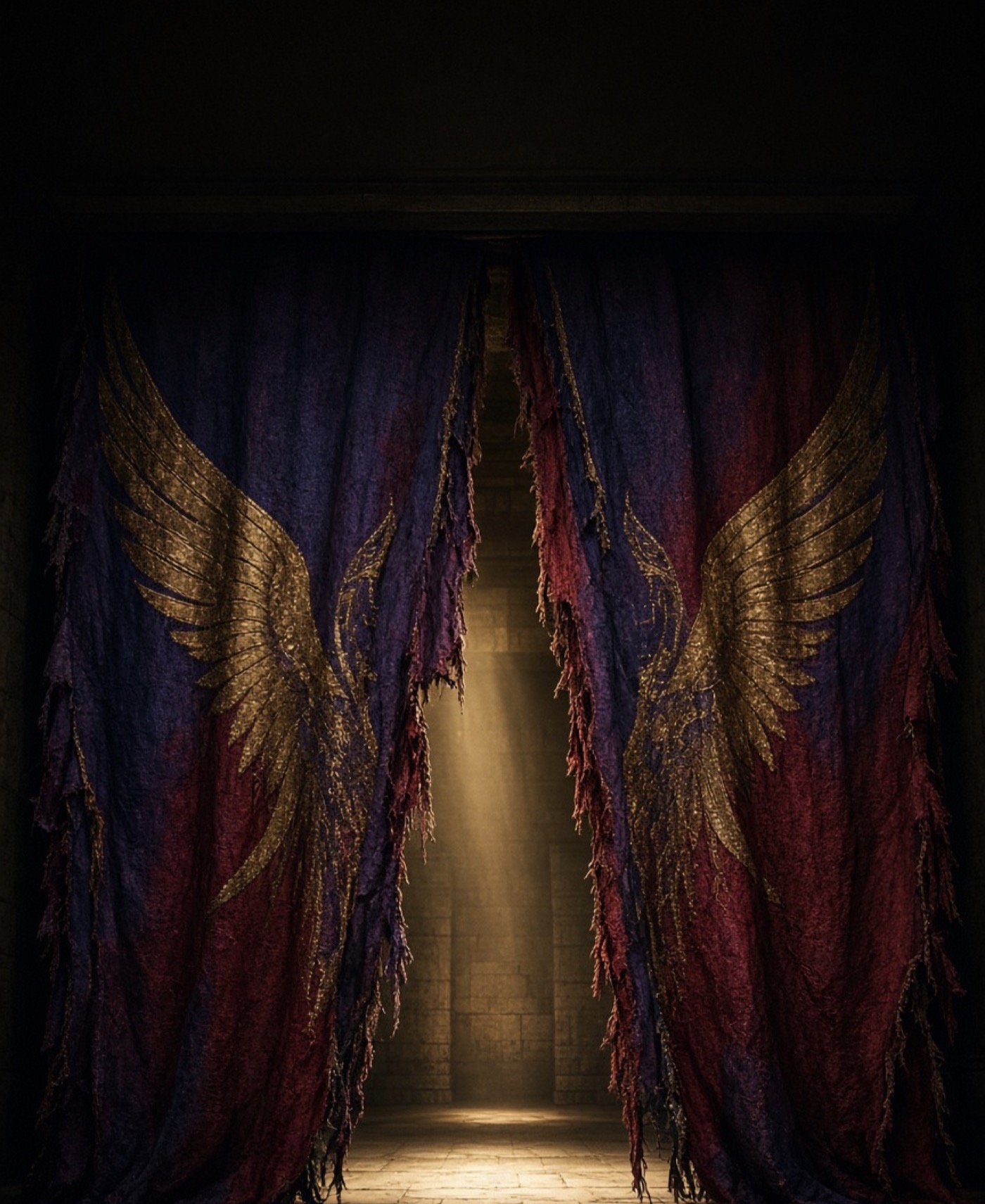 The Torn Veil · Exod 26:31-33, Matt 27:50-51, Heb 10:19-20